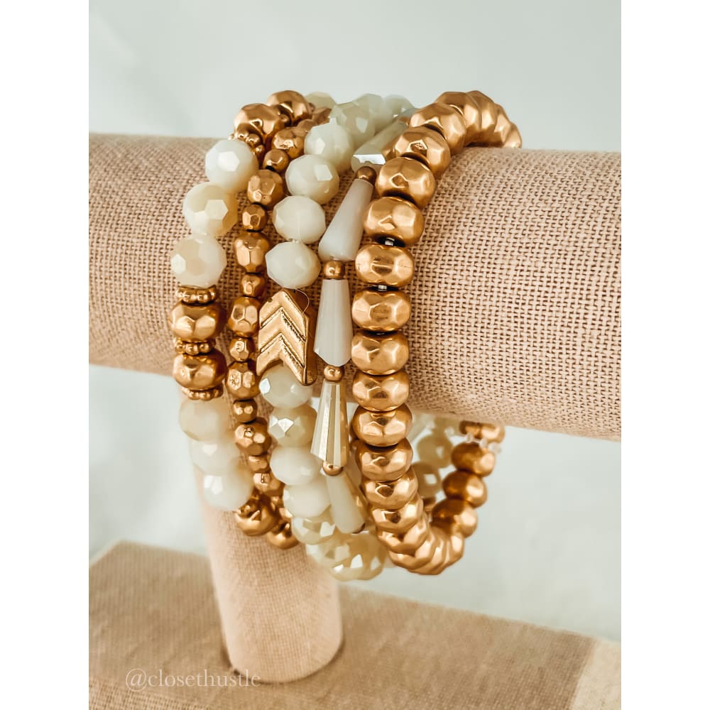 Top 80+ metal bead bracelet super hot 