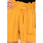 Closet Hustle - High Waisted Paperbag Shorts