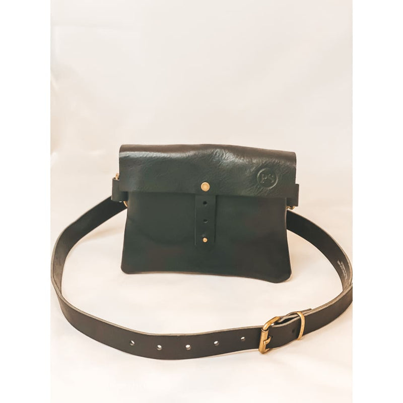 100% Italian Leather Belt Bag