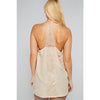 Lace Back Cami - Nude - Tops